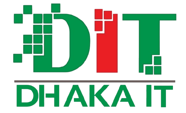 Dhaka IT Logo with underline